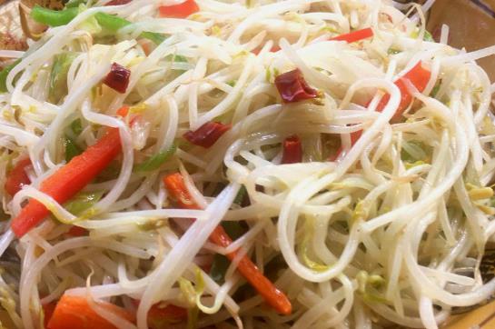 綠豆芽怎么炒好吃