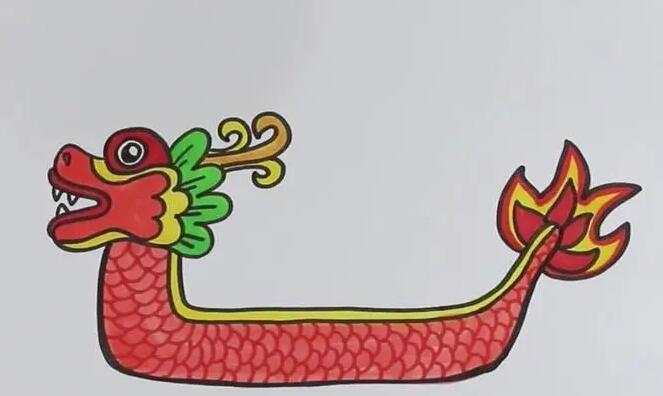 龍舟怎么畫