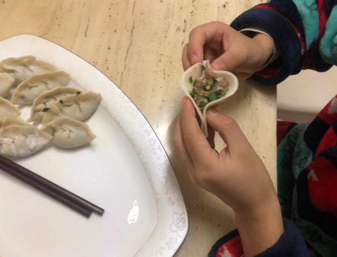 我學會了包餃子