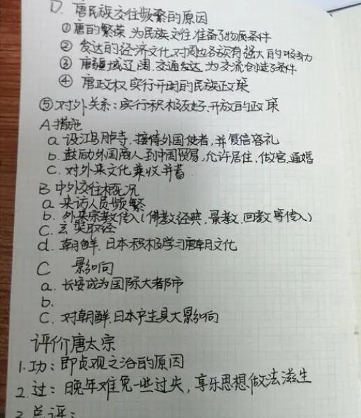 唐朝的歷史教訓總結筆記